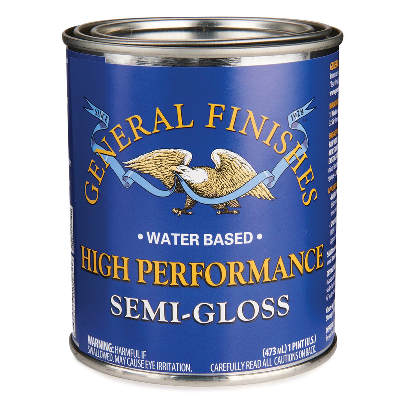 High Performance Varnish Water Based Varnish - Sheen:Semi-Gloss - Size:1 Pint